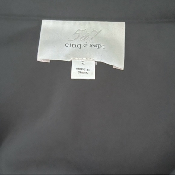 Cinq a sept black mini dress size 2 - Picture 4 of 7